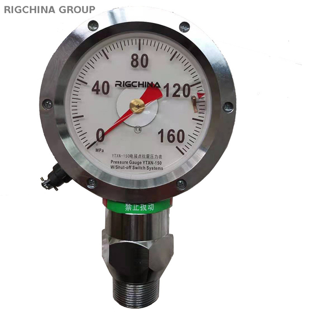 Mud Pump Pressure Gauge with Electronic Over-pressure Switch Model YTXN-150