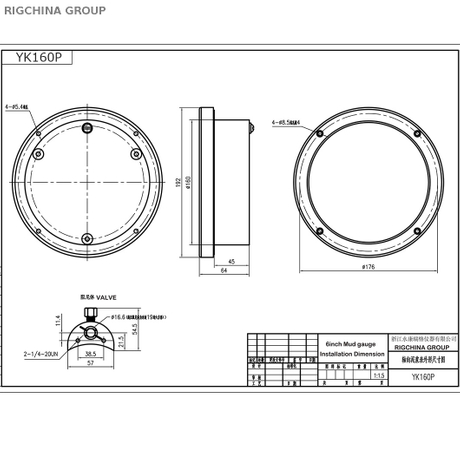 Dual Pointer 1:1 Compound Pointer Pressure Gauge Systems, Model GM-4