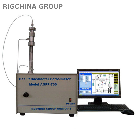 Automatic Gas Permeameter Porosimeter Model AGPP-700